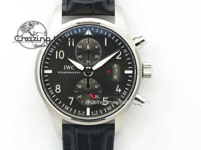 MIROTIME 0522 Pilot Chrono RG 3878 ZF Best Edition Grey Dial On Brown Leather Strap A UrbanChic 7330
